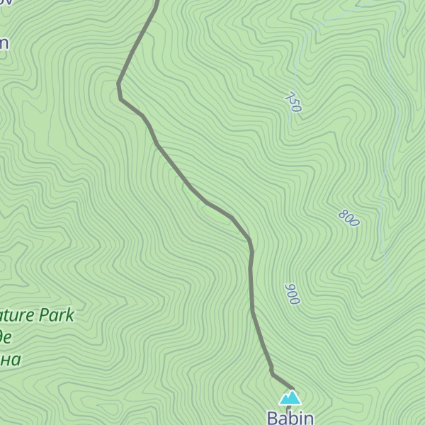 Map of Milošev kamen