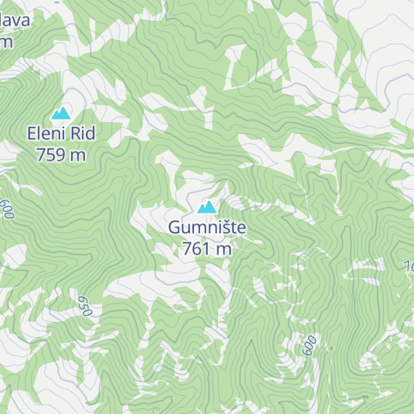 Map of Gumnište
