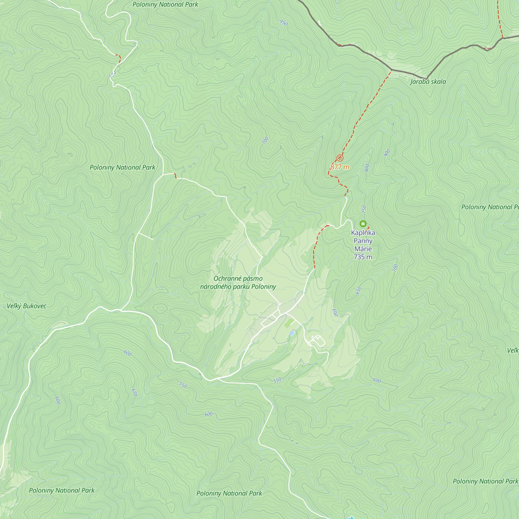 Táborisko Brehy map