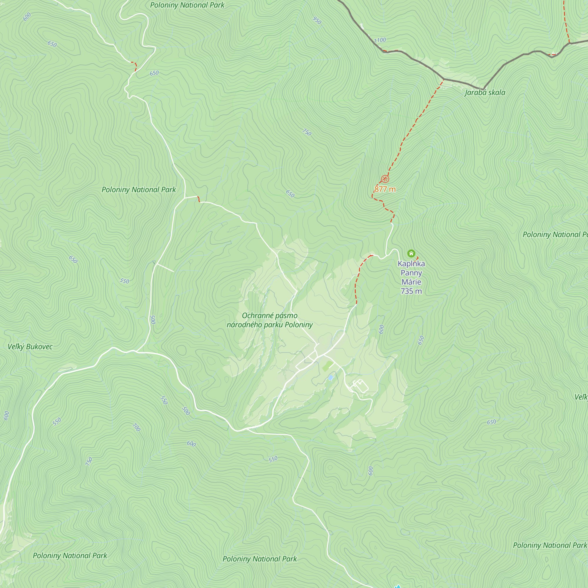 Táborisko Brehy map