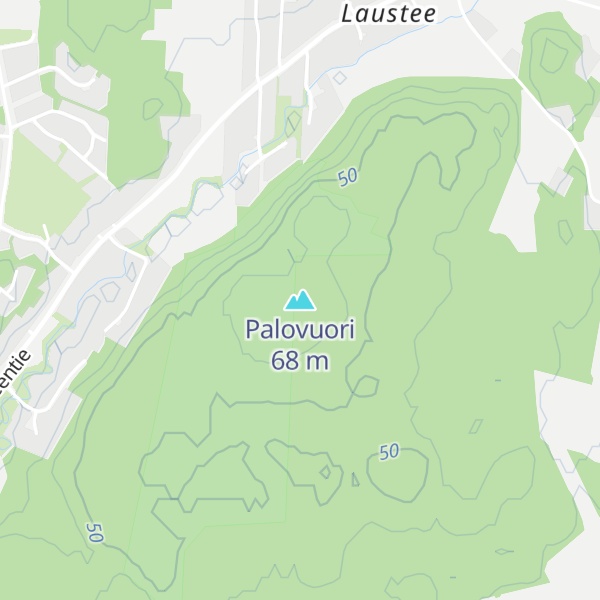 Map of Palovuori