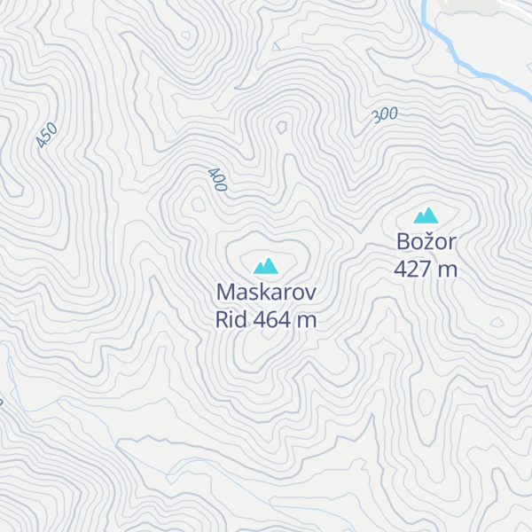 Map of Maskarov Rid