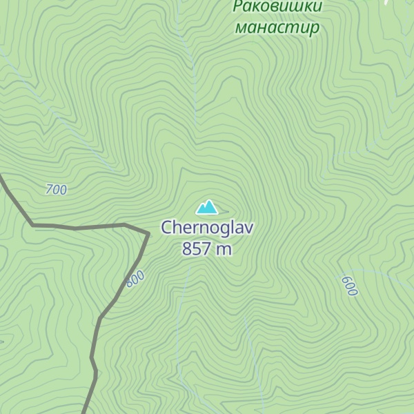 Map of Chernoglav