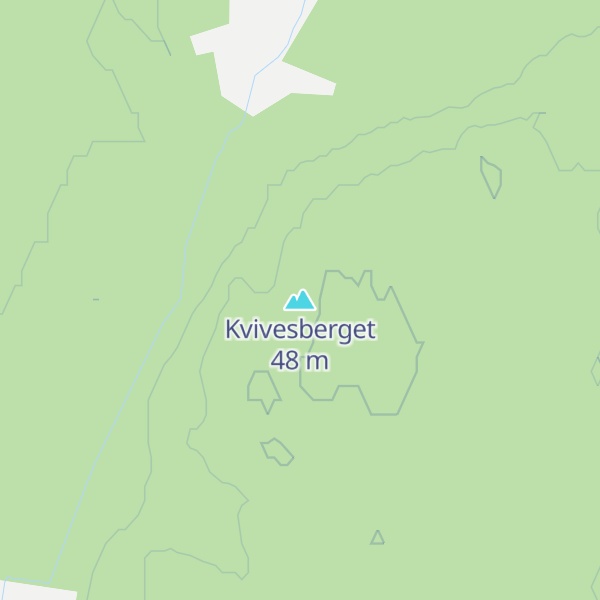 Map of Kvivesberget