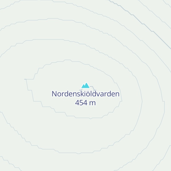 Map of Nordenskiöldvarden