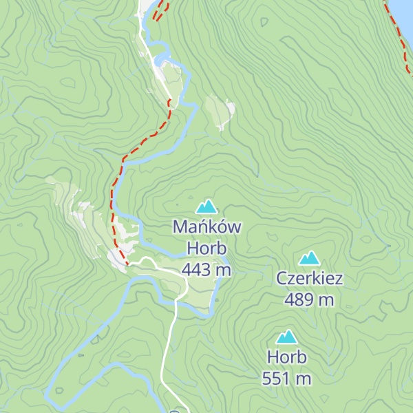 Map of Mańków Horb