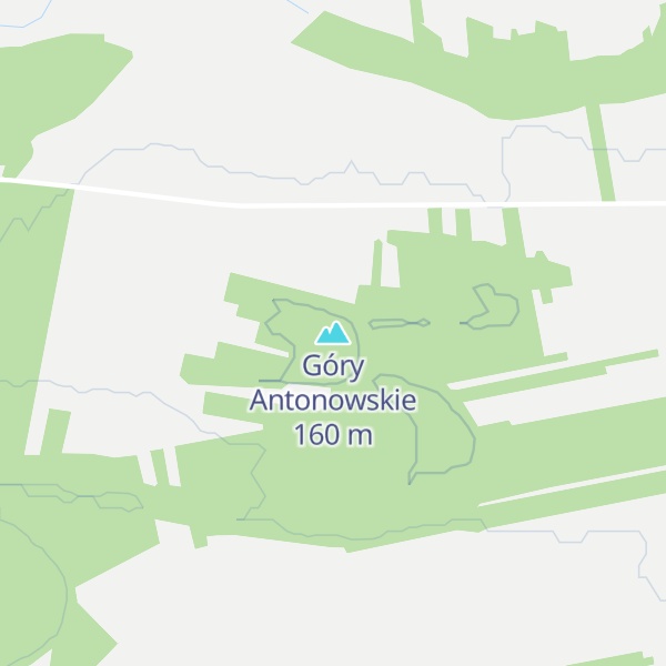 Map of Góry Antonowskie