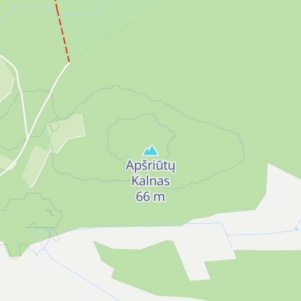 Map of Apšriūtų Kalnas