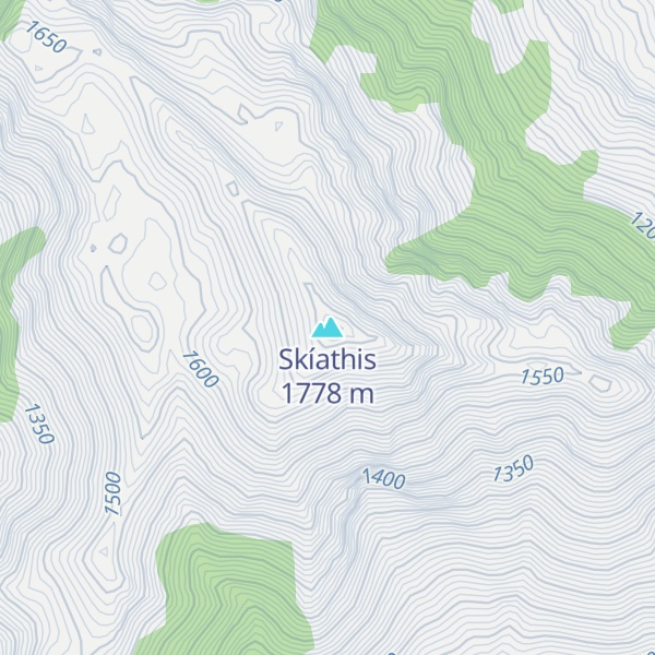Map of Skíathis