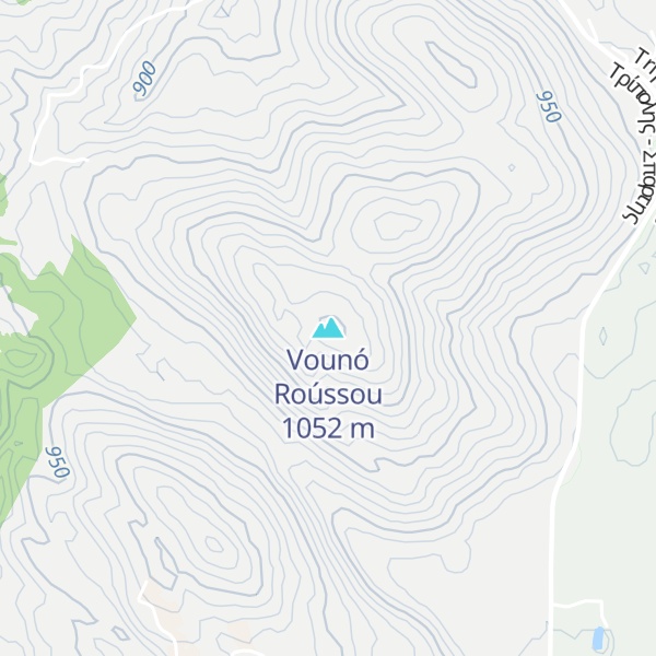 Map of Vounó Roússou