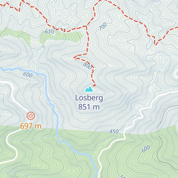 Map of Losberg