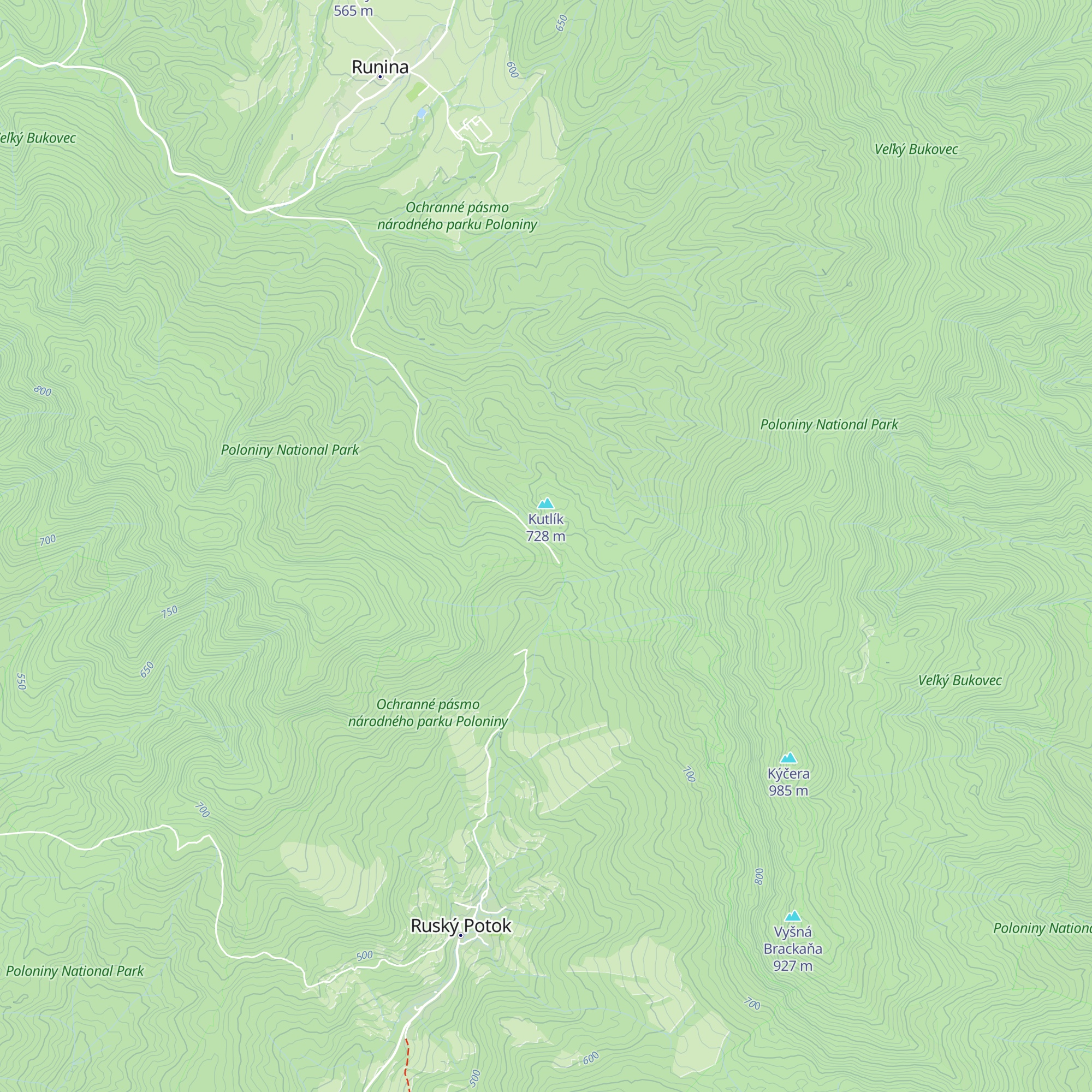 Ch. Prislopec map