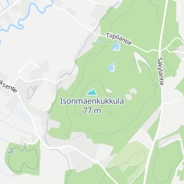 Map of Isonmäenkukkula