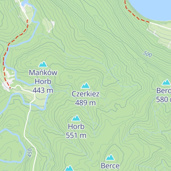 Map of Czerkiez