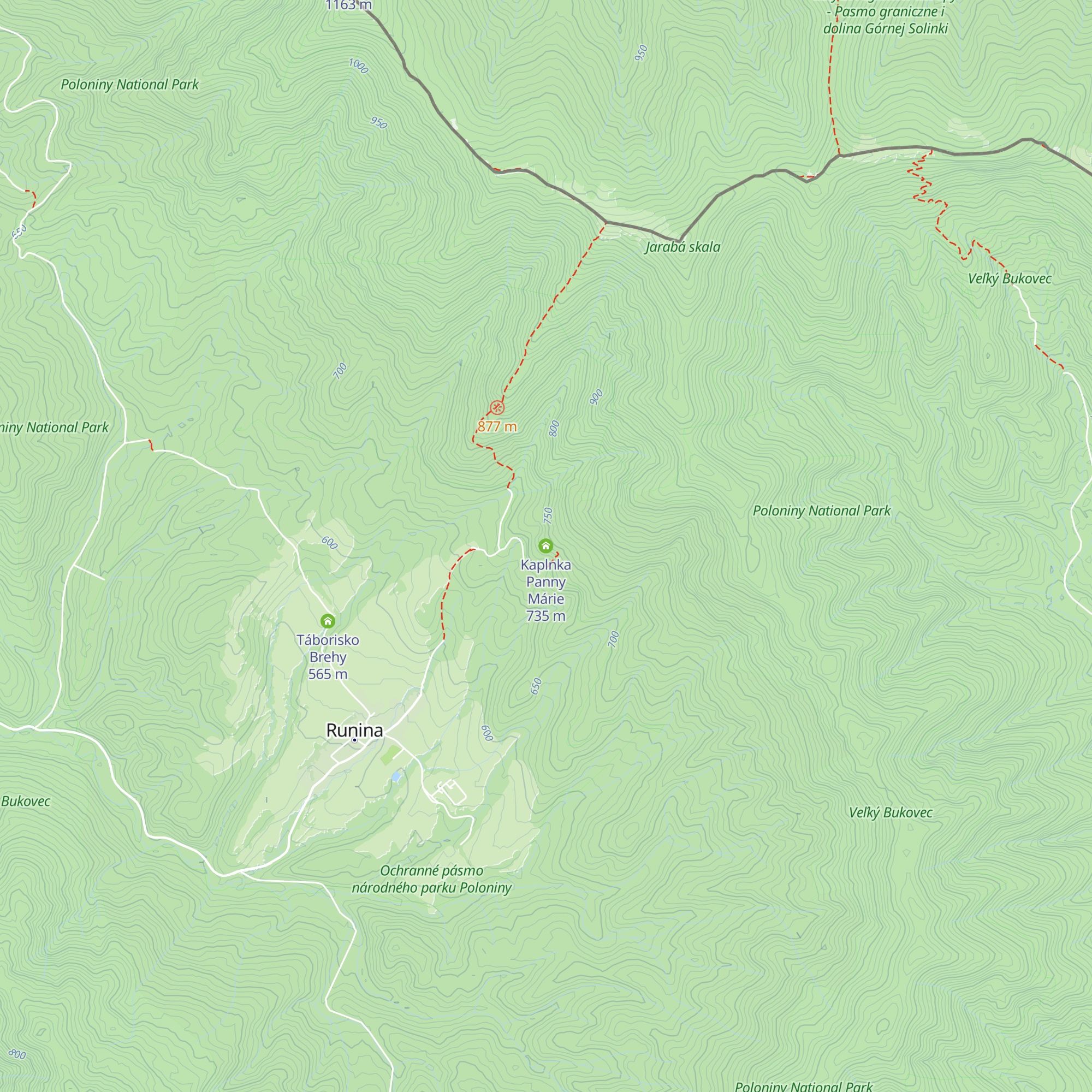 Kaplnka Panny Márie map