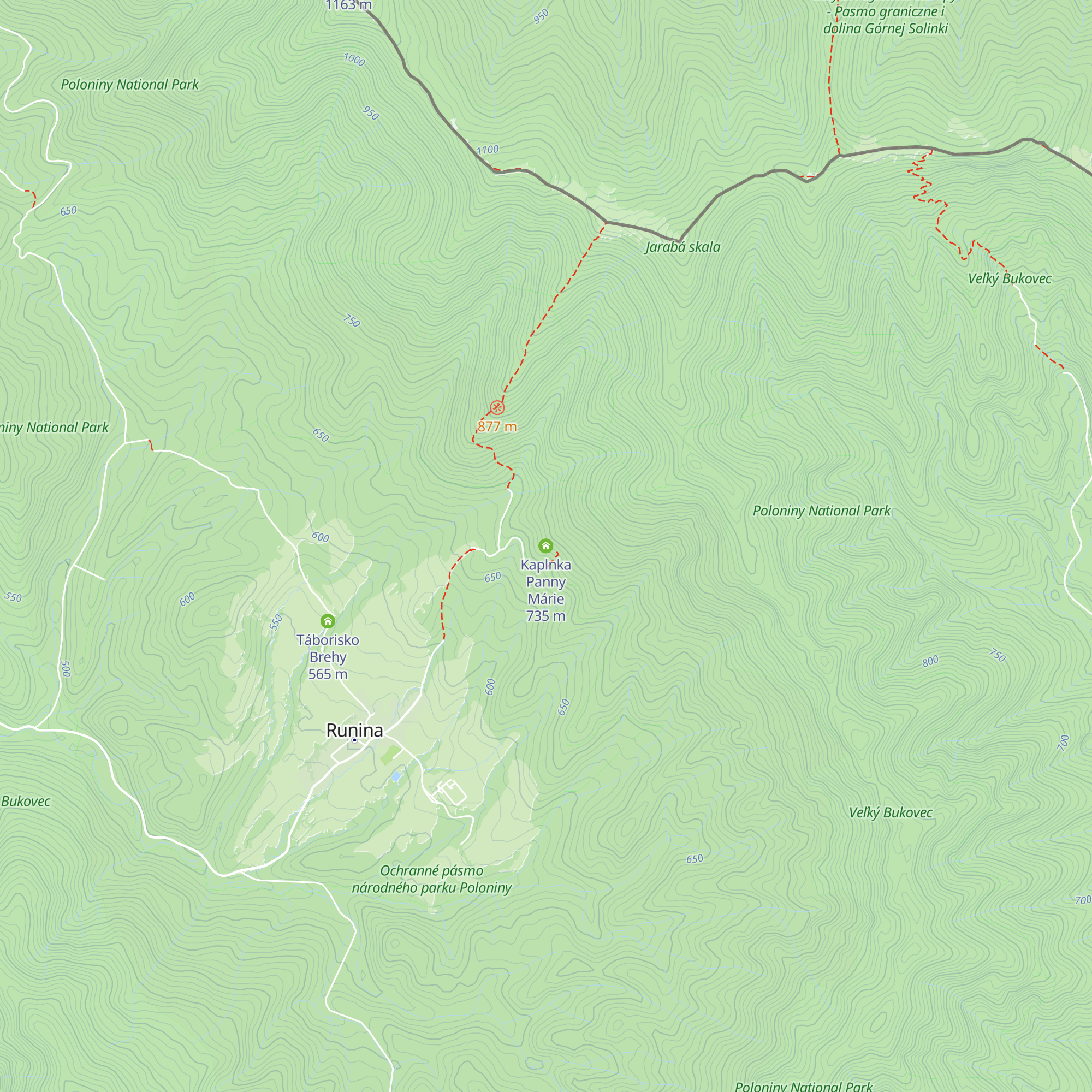 Kaplnka Panny Márie map