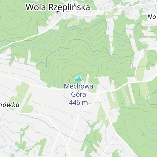 Map of Mechowa Góra