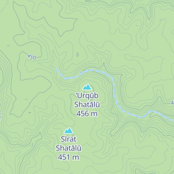 Map of ‘Urqūb Shatālū