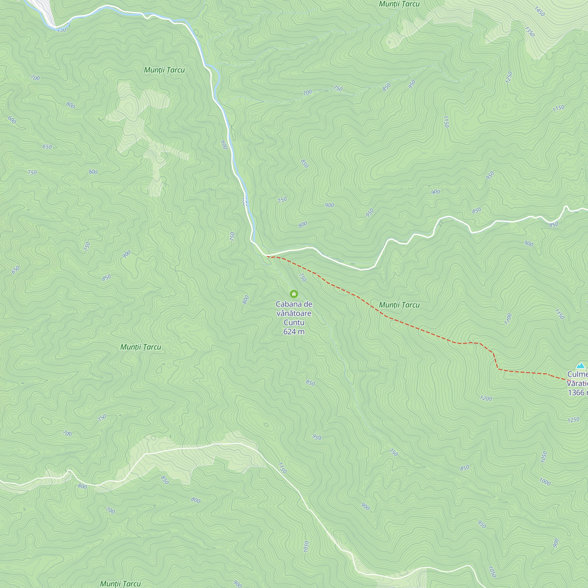 Cabana de vânătoare Cuntu map