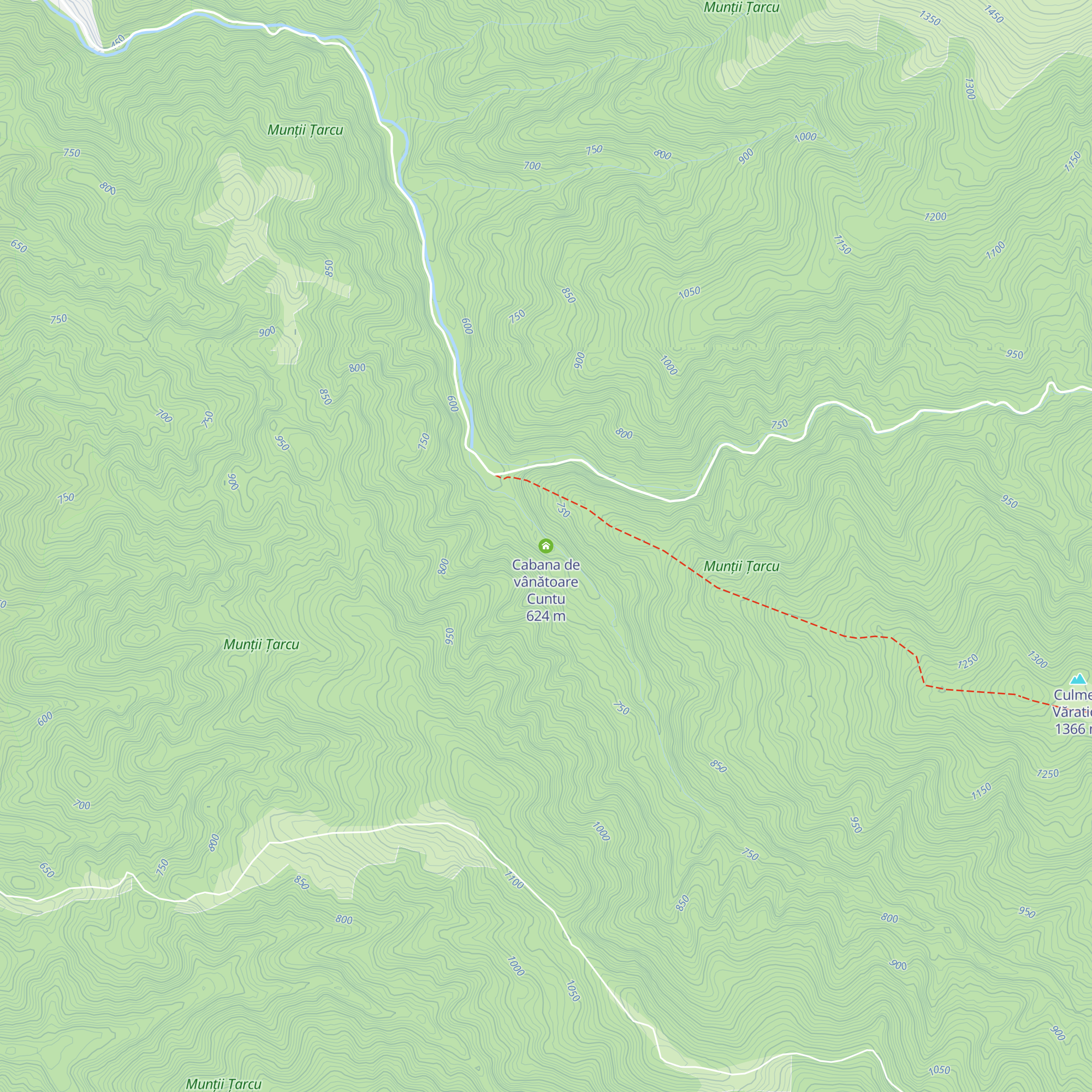 Cabana de vânătoare Cuntu map