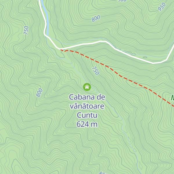 Map of Cabana de vânătoare Cuntu