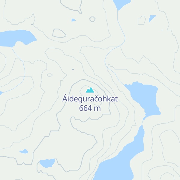 Map of Áideguračohkat