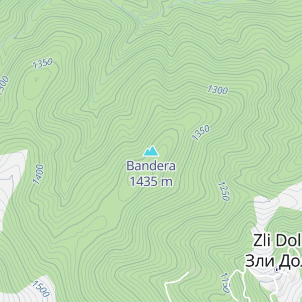 Map of Bandera