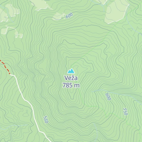 Map of Veža