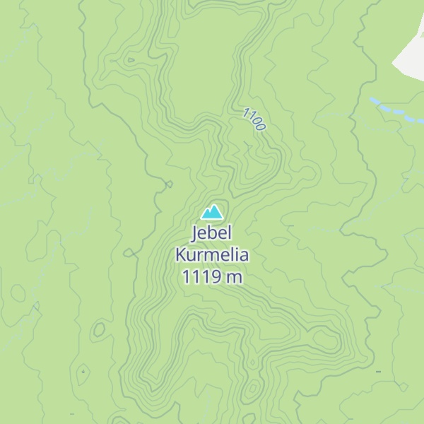 Map of Jebel Kurmelia