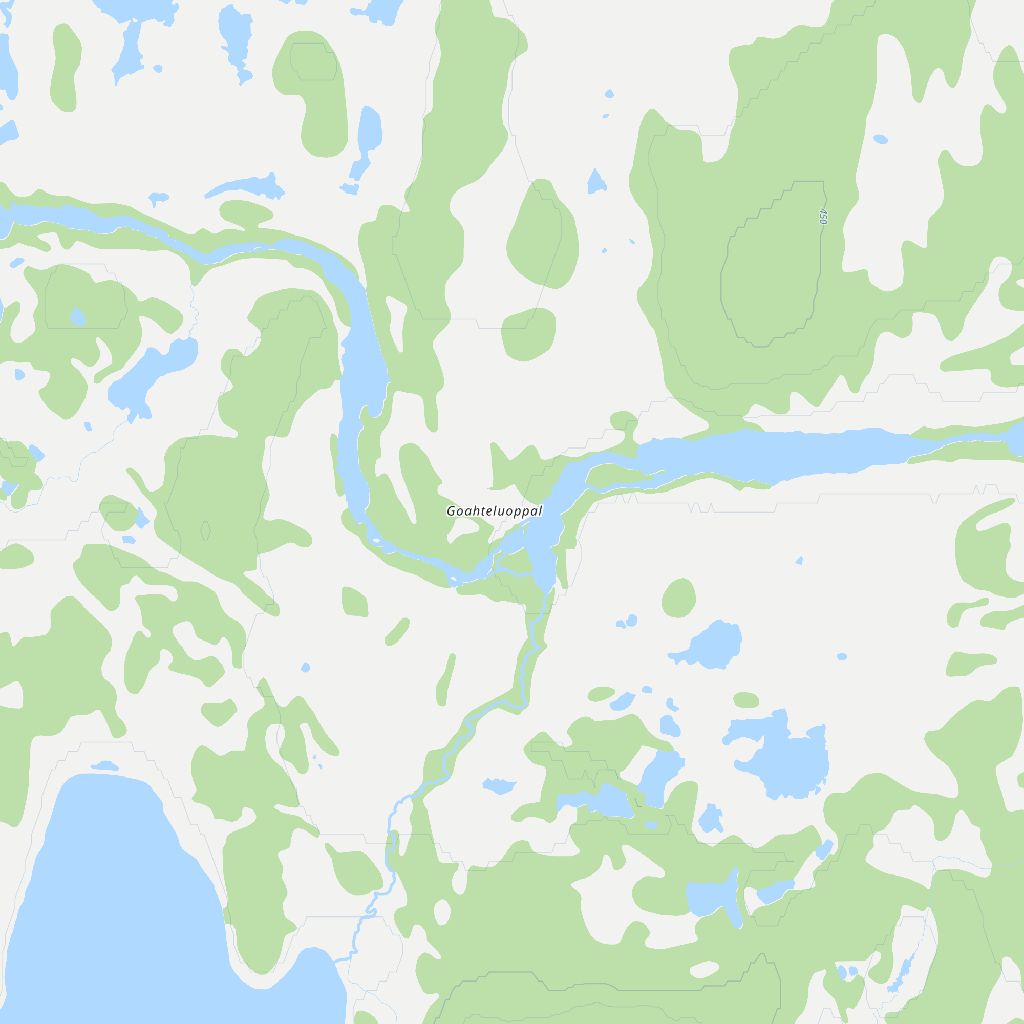 Goahteluoppal Fjellstue & Villmarkscamp map
