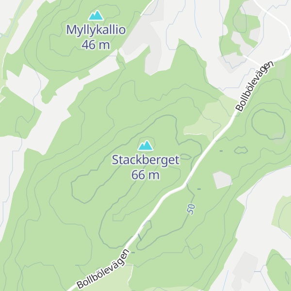 Map of Stackberget