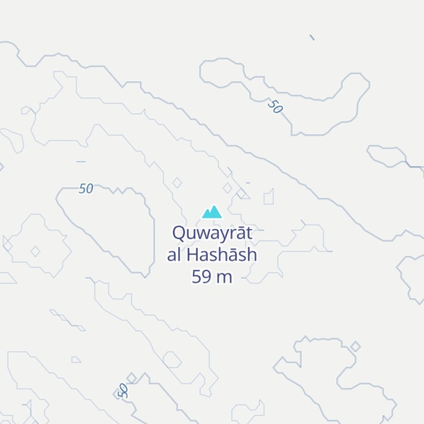Map of Quwayrāt al Hashāsh