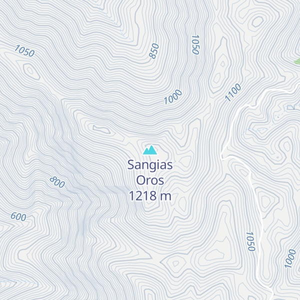 Map of Sangias Oros