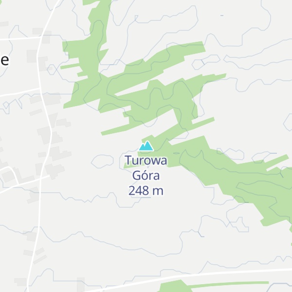Map of Turowa Góra