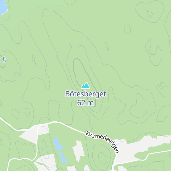 Map of Bötesberget