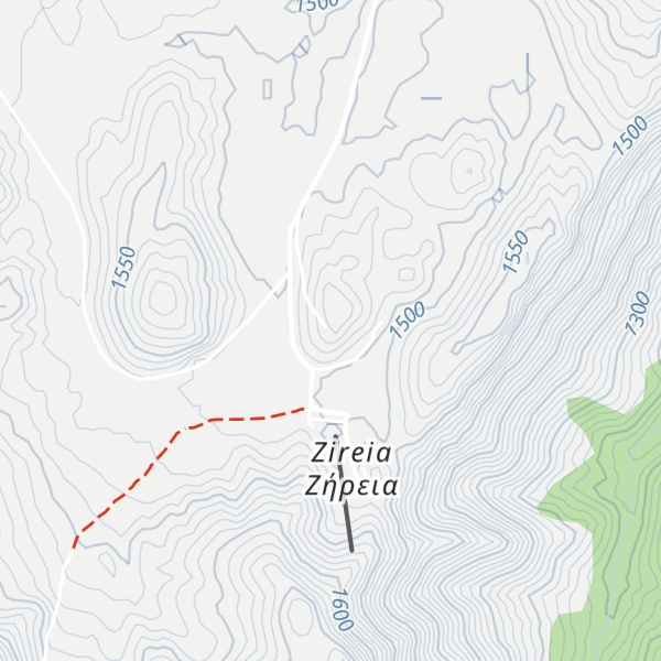 Map of A' Katafygio Zirias