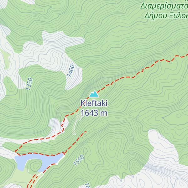 Map of Kleftaki