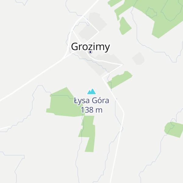 Map of Łysa Góra