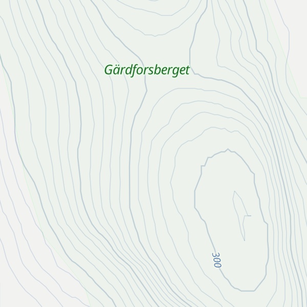 Map of Norra Gälforsberget