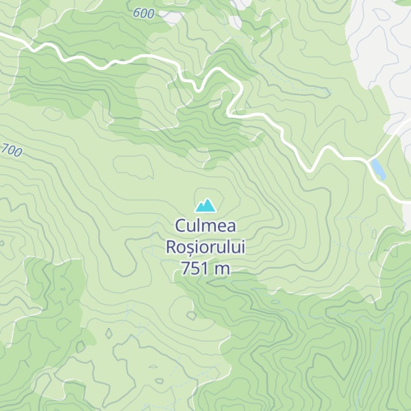 Map of Culmea Roșiorului