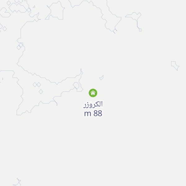 Map of الكروزر