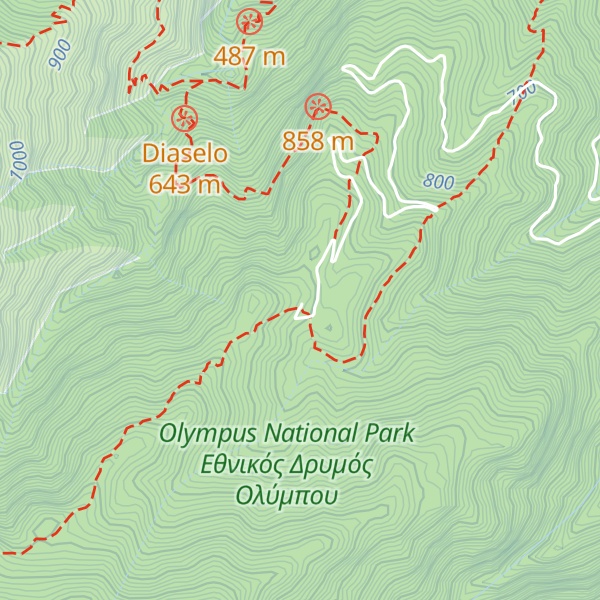 Map of Koromilia Dioy