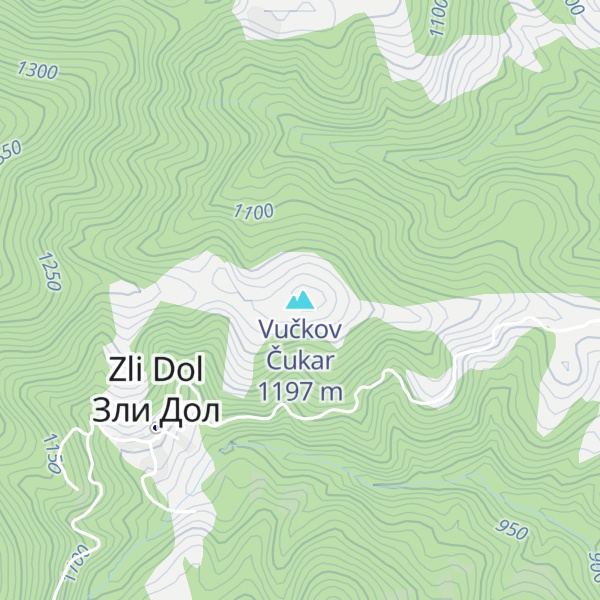 Map of Vučkov Čukar
