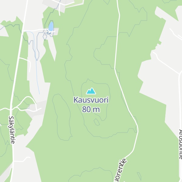Map of Kausvuori
