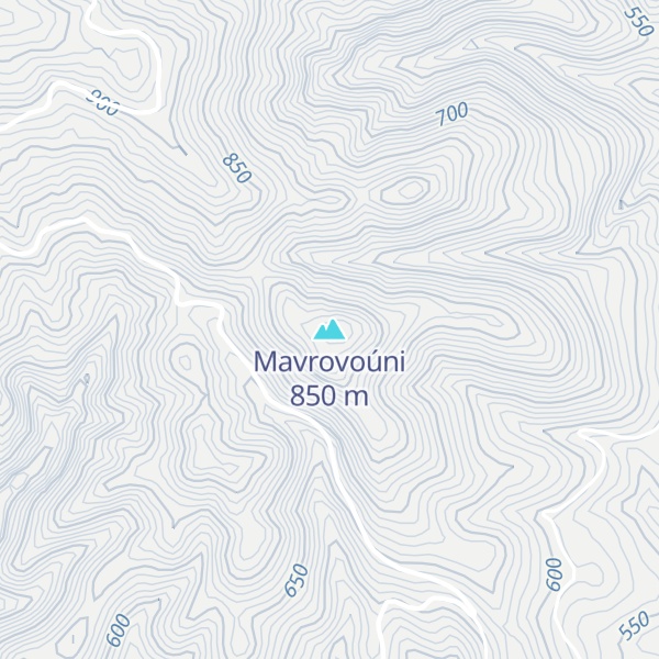 Map of Mavrovoúni