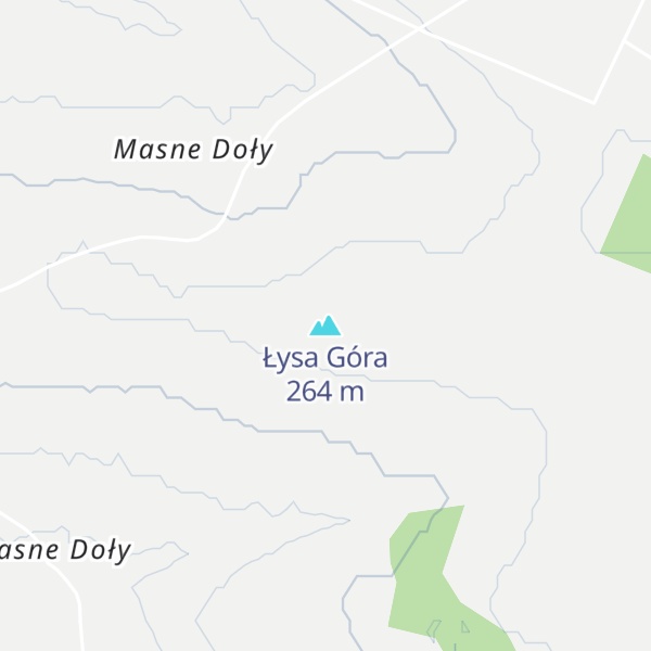 Map of Łysa Góra