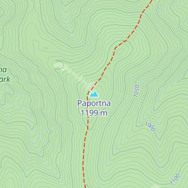 Map of Paportna