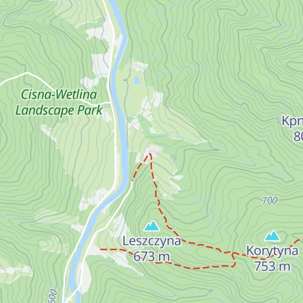 Map of Bacówka PTTK Jaworzec