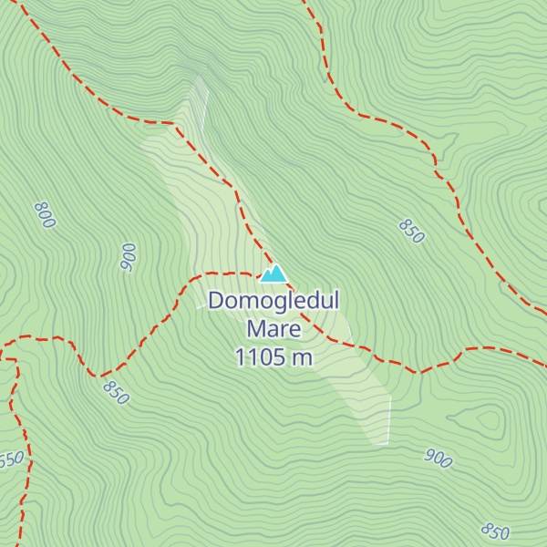 Map of Domogledul Mare