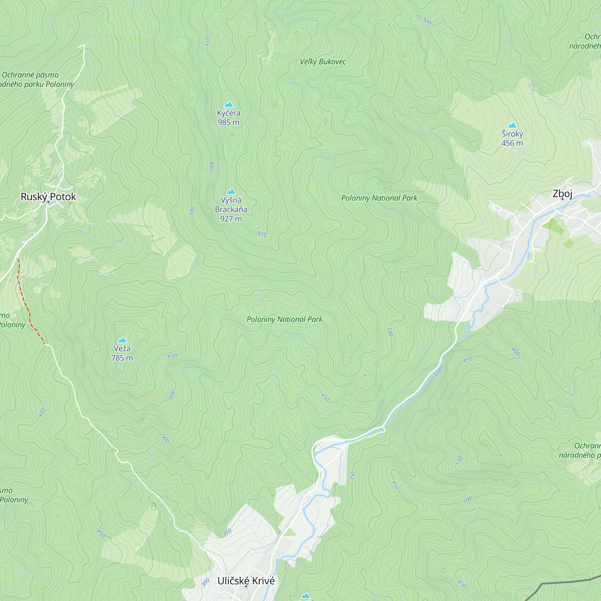 Poľovnícka chata map